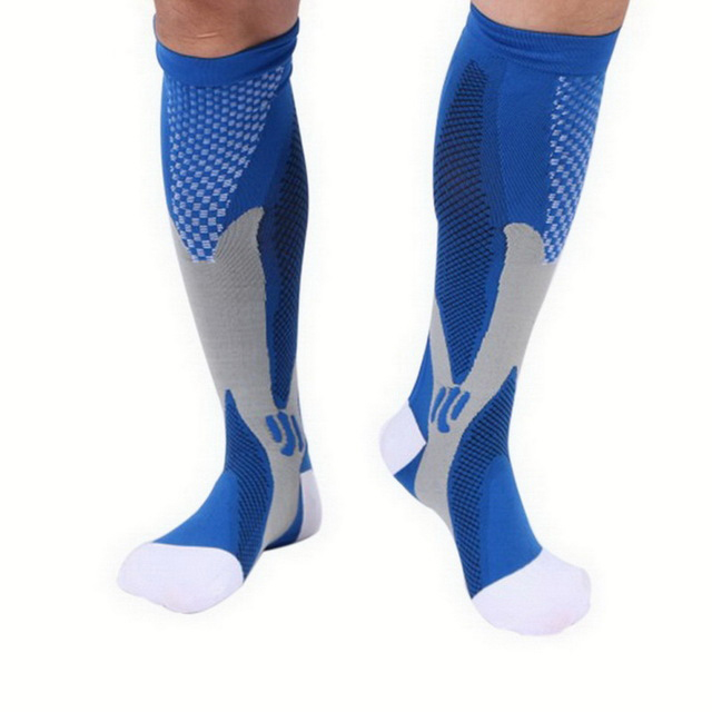 Graduated Compression Socks 20-30 mmHg Knee High for Nurse Sports Travel Flight